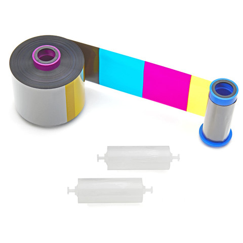 Zebra YMCKO Half Panel Colors Ribbon | For ZXP7 | 1250 Images