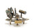 4" X 4.5" X 2.5" Nautical Sextant In Wood Box  Medium