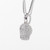 925 Silver Masked Face Gini Female Pendant Full Of Zircon Personality Hip Hop Lady Necklace