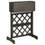 vidaXL Garden Trellis Planter Gray 17.7"x11.8"x29.1" Solid Firwood