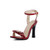 Color: Wine Red, Size: 39 - Plus Size Female Summer High Heel Sandals