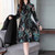 Color: Black, Size: 4XL-Dress, Style:  - Slim OL trench coat