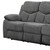 82" Gray Chenille Reclining Sofa With Black Legs N270-491322