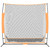 Golf Practice Net Black and Orange 84.6"x42.1"x85" Polyester A949-93753