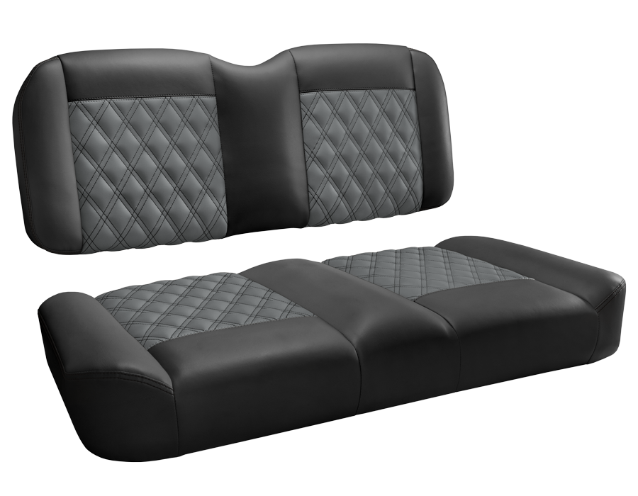 MasterClass Signature Series Front Seat for Club Car and EZGO - Black and Charcoal