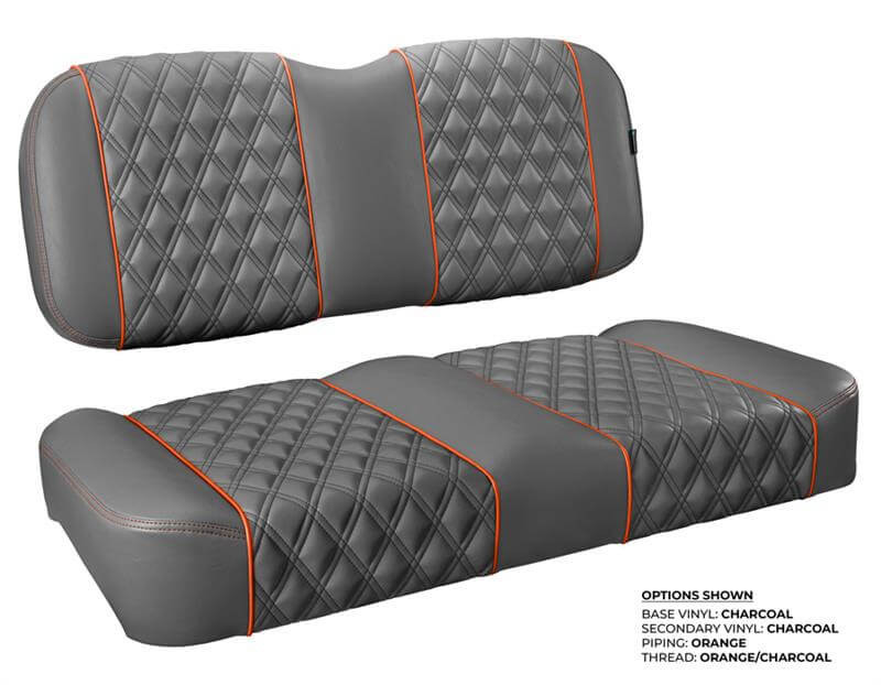 EZ-GO Express L6 Charcoal Custom Golf Cart Front Seat