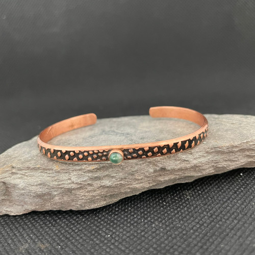 tourmaline copper cuff bracelet