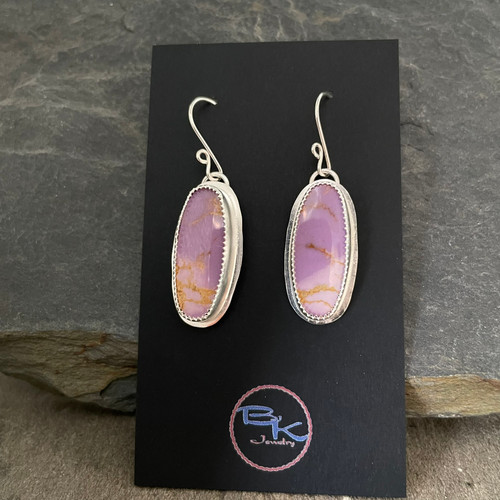 phosphosiderite earrings