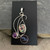 amethyst and abalone sterling pendant
