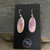 phosphosiderite earrings