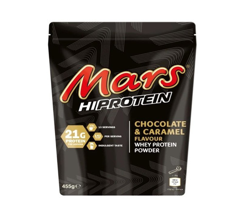 MARS PROTEINA EN POLVO SABOR CHOCOLATE Y CARAMELO 455 GR