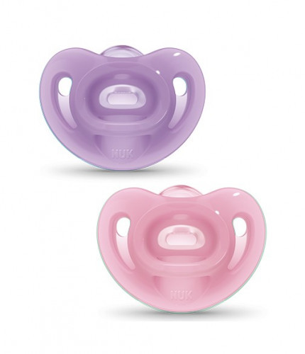 Nuk chupete silicona sensitive 6-18 m 2uni