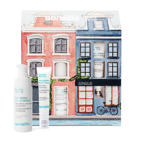 SENSILIS COFRE NAVIDAD Hyaluronic [Filler Serum] 30 ml + Hyaluronic [PUFFY EYES] 15 ml