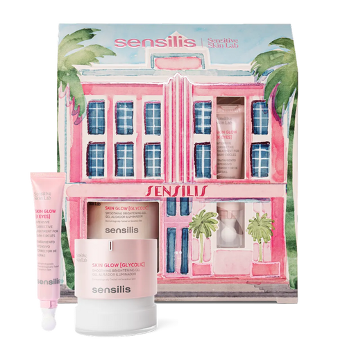 SENSILIS COFRE NAVIDAD Skin Glow Glycolic Gel 50 ml + Skin Glow K Eyes 15 ml