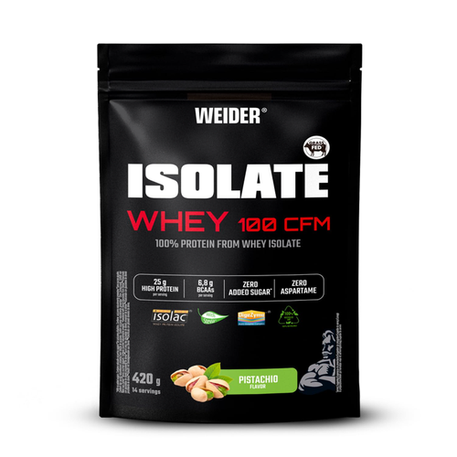 WEIDER PROTEÍNA ISOLADA WHEY 100CFM 420 G SABOR PISTACHO