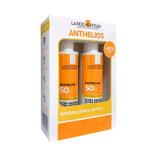 LA ROCHE POSAY ANTHELIOS DUPLO SPRAY INVISIBLE 50 SPF+ 200ML + 200 ML