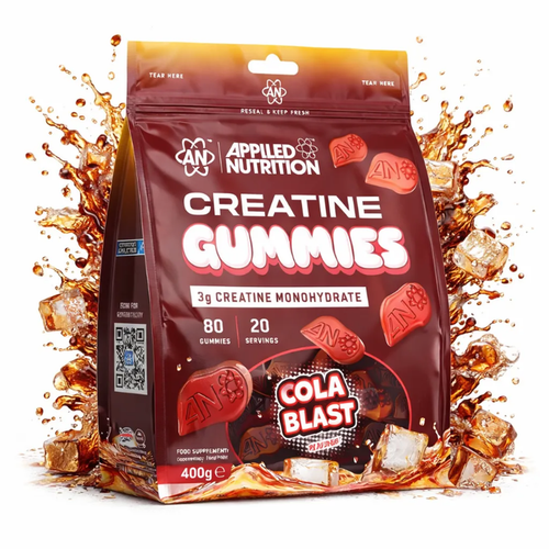 APPLIED NUTRITION CREATINA EN GOMITAS SABOR COLA 80 UNIDADES