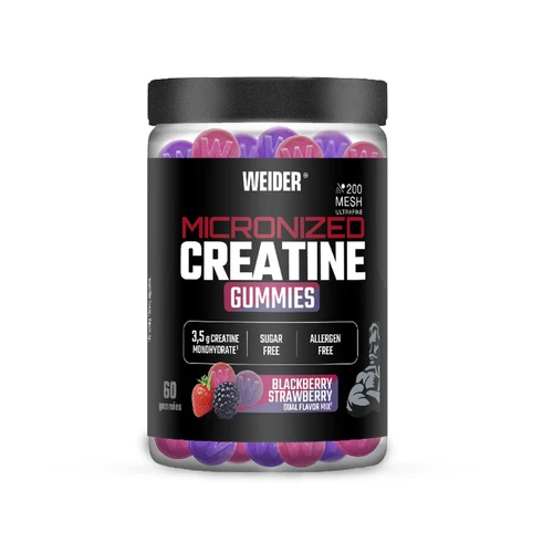 WEIDER MICRONIZED CREATINE GUMMIES BLACKBERRY STRAWBERRY 180 GR