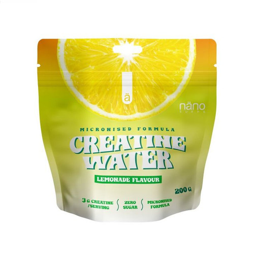 NANOSUPPS CREATINE WATER SABOR LIMONADA 200 gr