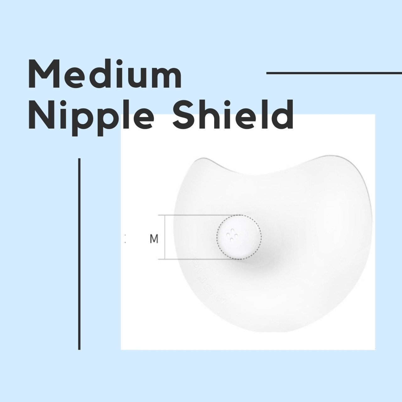 Loveishere Nippleshield Premium Contact Silicone Nipple Shields