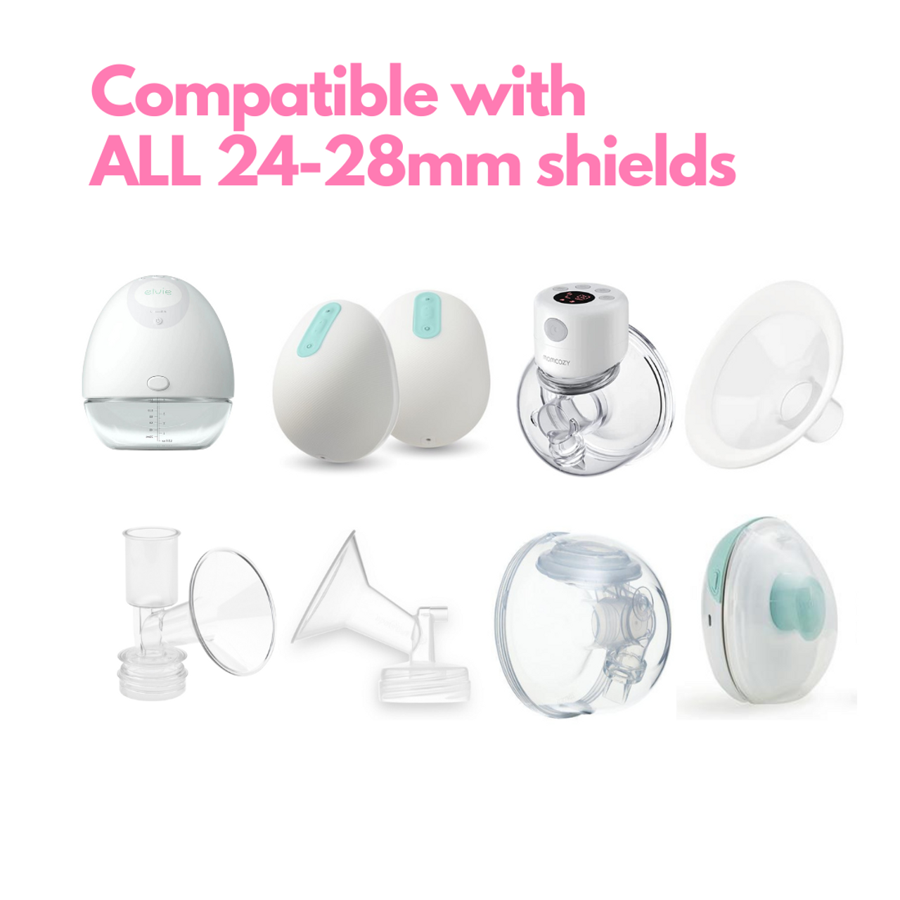 Pumping Pretty Inserts Compatible/Replacement for Elvie, Stride