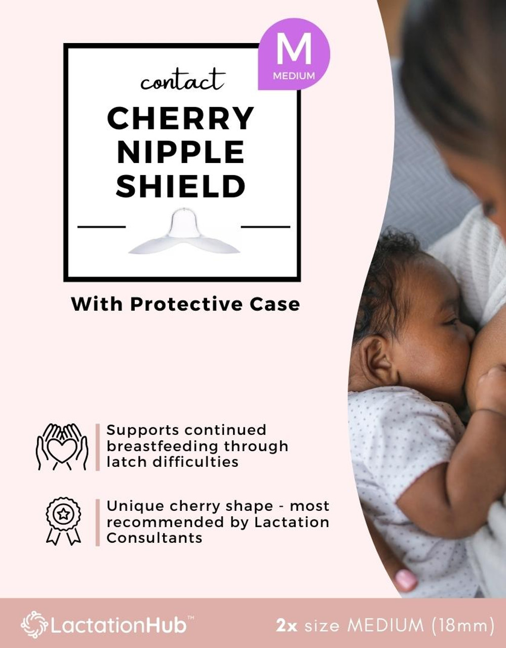 Medium Cherry Shaped Nipple Shield - Feed Well Co.