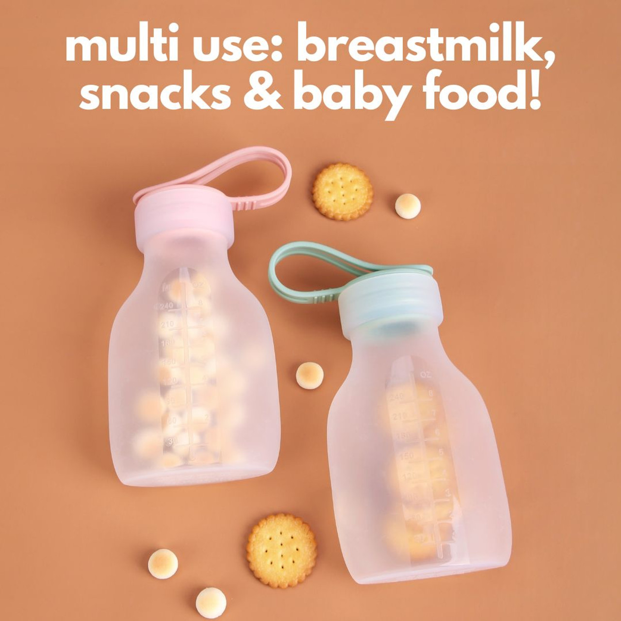Reusable Silicone Breastmilk Storage Bags