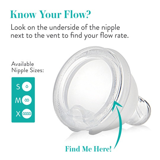 Evenflo Balance + Wide Neck Slow Flow Nipple - Lactation Hub