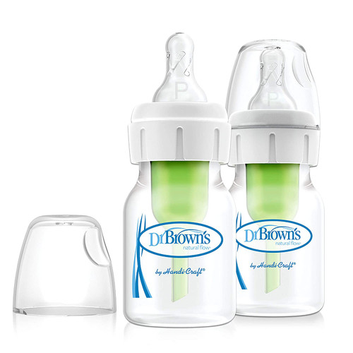Dr. Brown’s Natural Flow Bottle with Preemie Nipple, 2oz