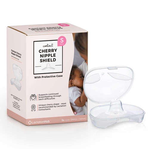purifyou Nipple Shields for Nursing Breastfeeding Newborn, 24mm / 20mm /  18mm / 16mm, Set of 3 Silicone Nipple Shield with Free Case Latch Assist