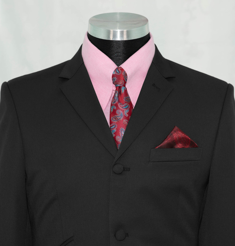 Cashmere wool 60's Gordon Waller slim fit classic black mod suit
