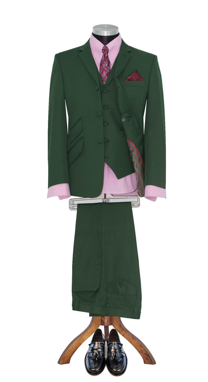 3 Piece Green Suit