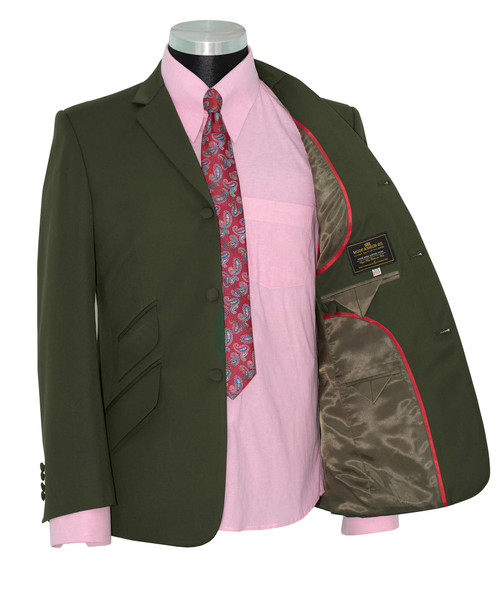 Mod clothing olive mod suit