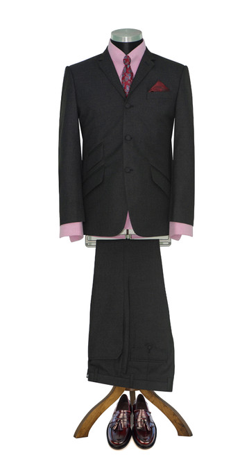Mod clothing charcoal suit