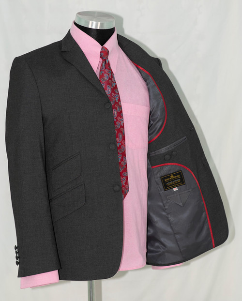 mod clothing charcoal suit