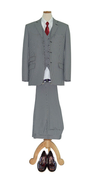 dog tooth 3 piece suit