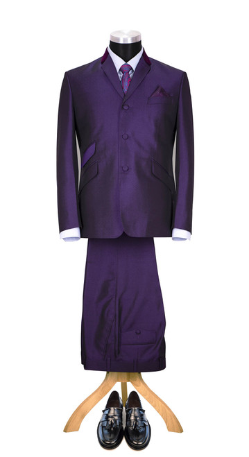 Purple tonic suit mod clothing
