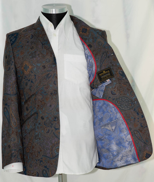 mod clothing paisley blazer