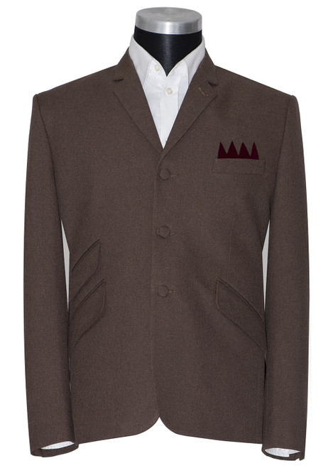 mod clothing brown blazer