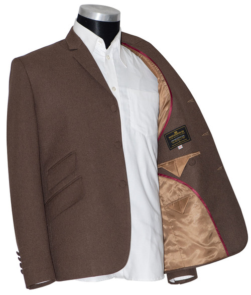 mod clothing brown blazer