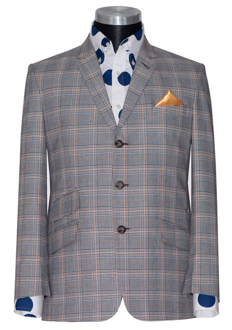 mod clothing check blazer