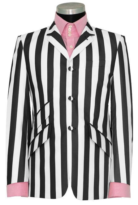 Black & White stripe blazer