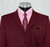 mod clothing burgundy wine 3 piece suit