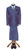 wine and blue 2 tone suit