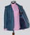 Weller sky and navy blue stripe boating blazer