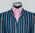 Weller sky and navy blue stripe boating blazer