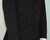 peak lapel black suit