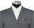 Weller Grey Peak Lapel 4 Button Mod Suit
