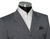 Weller Grey Peak Lapel 4 Button Mod Suit