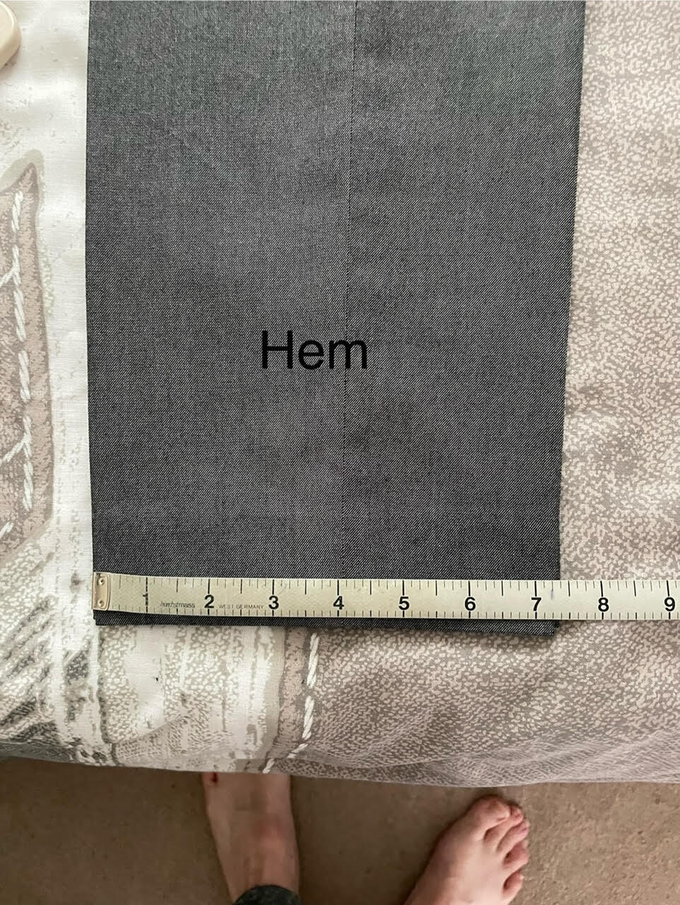 Trousers Hem demo